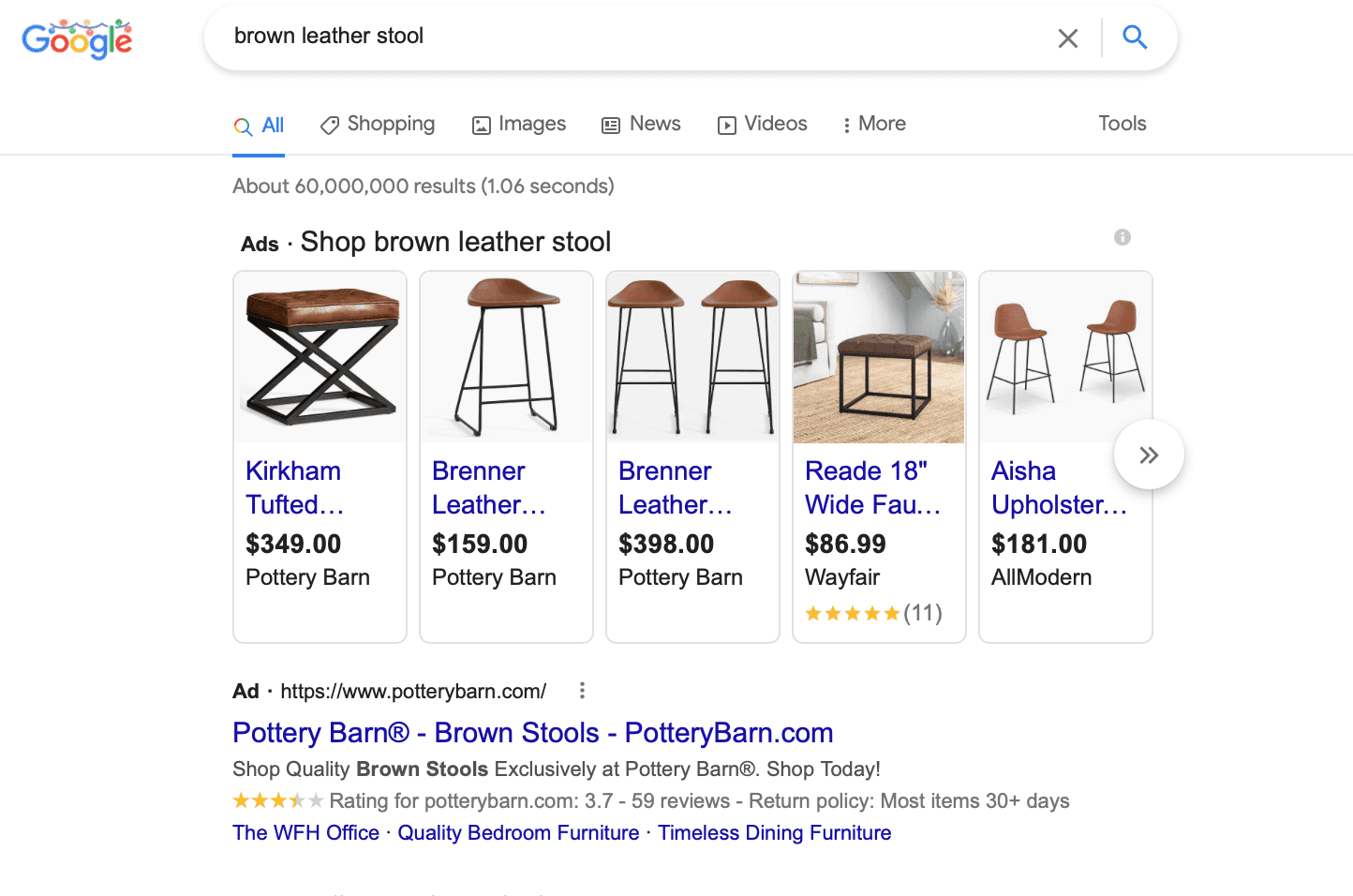 google smart shopping product ads