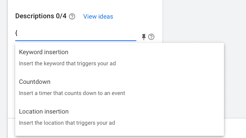 google ads advanced features