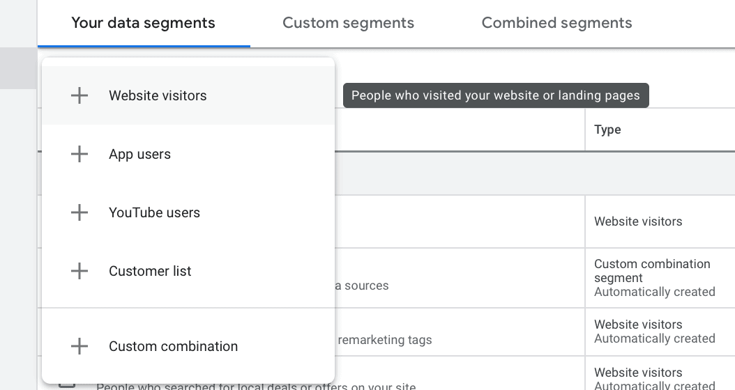 audience manager data segments