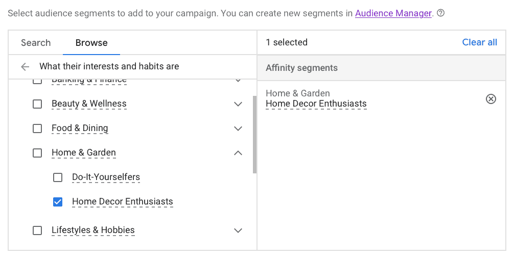 Setting Up Audience Segment on Google Ads