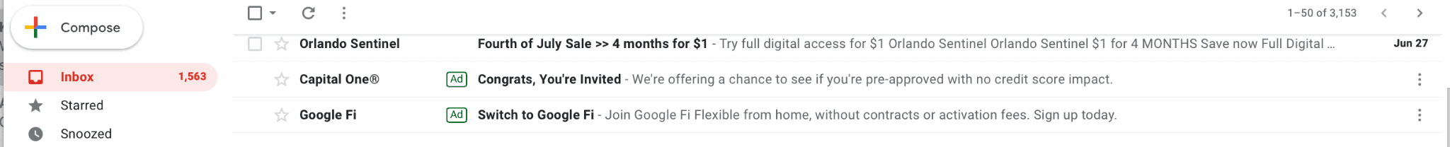 gmail ad example