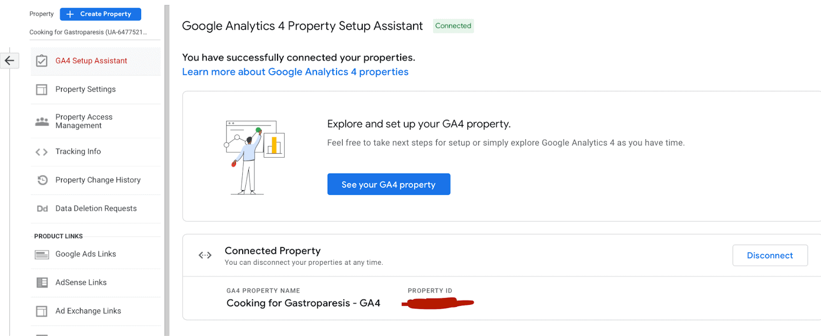 google analytics 4 property setup assistant